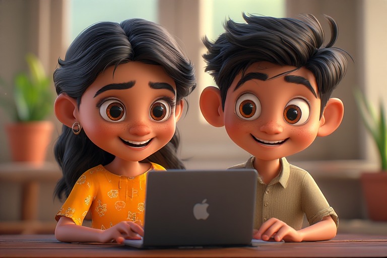 Kids learning online